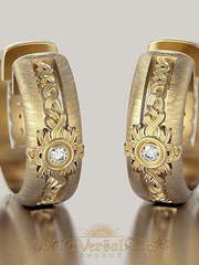 Серьги VGS0142 из Желтое золото от Ювелирный Дом Версаль 1