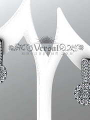 Серьги VGS0153 из Белое золото от Ювелирный Дом Версаль 1