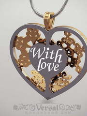 Подвеска VGPS0122 из Розовое (красное) золото, Комбинированные от Ювелирный Дом Версаль 2