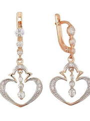 Серьги 2198001 из Розовое (красное) золото от Ювелирный салон Юверос 1