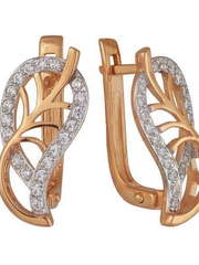 Серьги 02193 из Розовое (красное) золото от Ювелирный салон Юверос 1