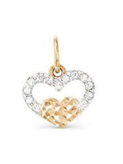 Подвеска 030049 из Комбинированные, Желтое золото от Ювелирный салон Юверос 1