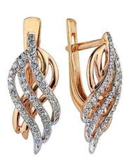 Серьги 2472001 из Розовое (красное) золото от Ювелирный салон Юверос 1