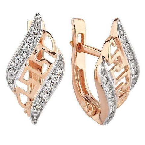 Серьги 2591001 из Розовое (красное) золото от Ювелирный салон Юверос 1