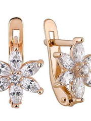 Серьги 120001 из Розовое (красное) золото от Ювелирный салон Юверос 1