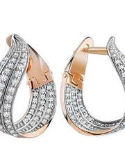 Серьги 25334 из Розовое (красное) золото от Ювелирный салон Юверос 1