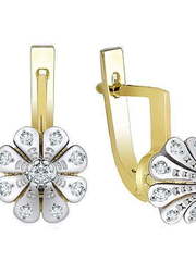 Серьги 82168 из Комбинированные от Ювелирный салон Юверос 1