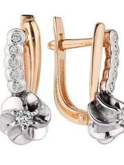 Серьги 82208К из Комбинированные от Ювелирный салон Юверос 1