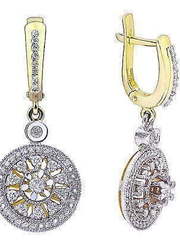 Серьги 82291 из Желтое золото от Ювелирный салон Юверос 1