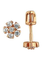 Серьги 050068Фб из Розовое (красное) золото от Ювелирный салон Юверос 1