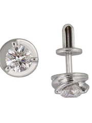 Серьги 51181 из Белое золото от Ювелирный салон Юверос 1