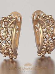 Серьги VGS0167 из Розовое (красное) золото от Ювелирный Дом Версаль 1