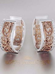 Серьги VGS0166 из Розовое (красное) золото от Ювелирный Дом Версаль 1