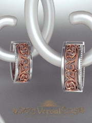 Серьги VGS0166 из Розовое (красное) золото от Ювелирный Дом Версаль 2