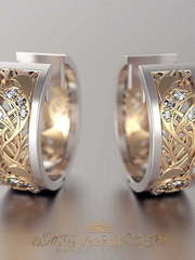 Серьги VGS0265 из Комбинированные от Ювелирный Дом Версаль 2