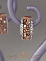 Серьги VGS0160 из Розовое (красное) золото от Ювелирный Дом Версаль 1