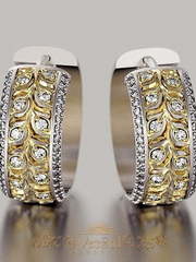 Серьги VGS0151 из Комбинированные от Ювелирный Дом Версаль 1