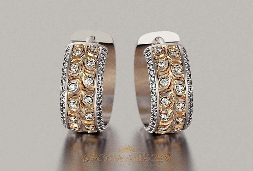 Серьги VGS0151 из Комбинированные от Ювелирный Дом Версаль 2
