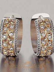 Серьги VGS0151 из Комбинированные от Ювелирный Дом Версаль 2