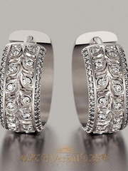 Серьги VGS0151 из Белое золото от Ювелирный Дом Версаль 1