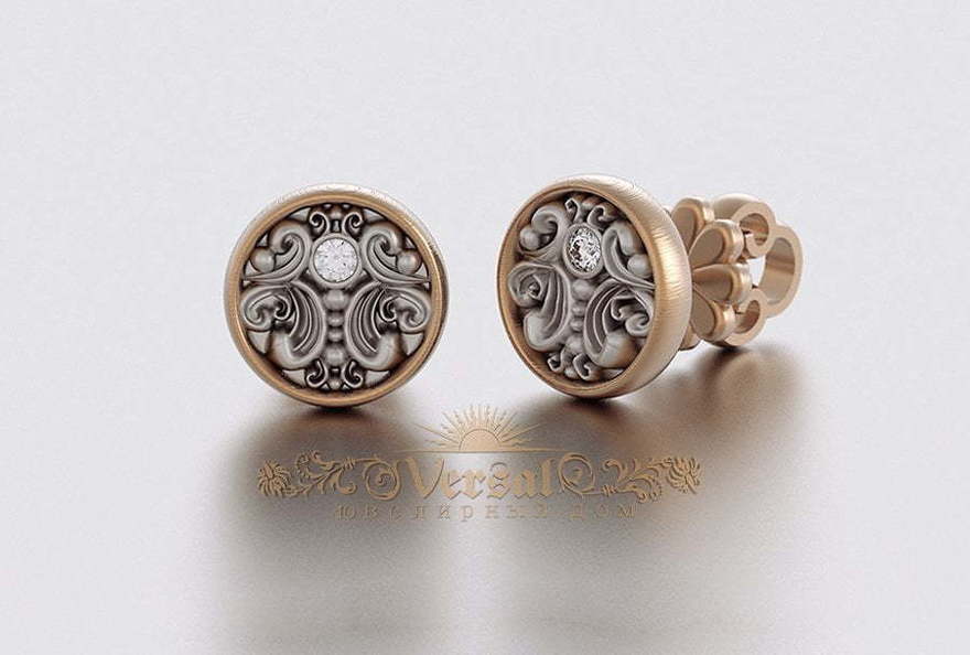 Серьги VGS0163 из Комбинированные от Ювелирный Дом Версаль 2