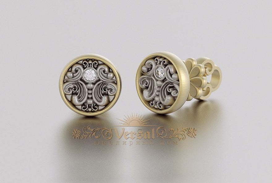 Серьги VGS0163 из Комбинированные от Ювелирный Дом Версаль 4