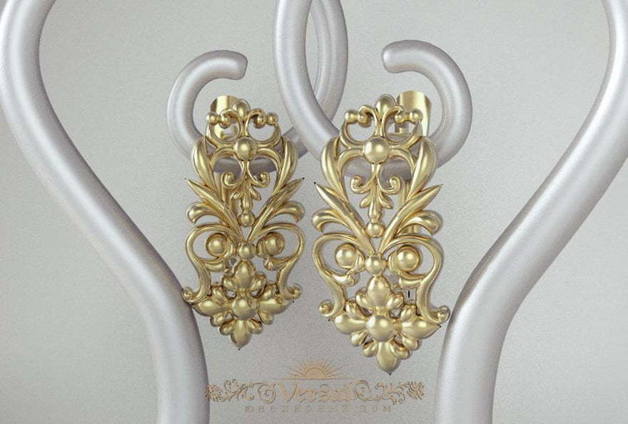 Серьги VGS0138 из Желтое золото от Ювелирный Дом Версаль 2