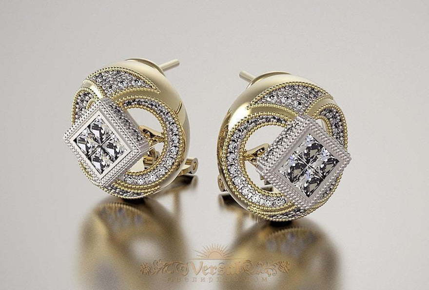 Серьги VGS0143 из Желтое золото от Ювелирный Дом Версаль 2