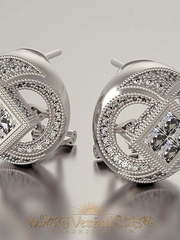 Серьги VGS0143 из Белое золото от Ювелирный Дом Версаль 1