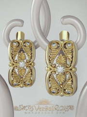 Серьги VGS0152 из Желтое золото от Ювелирный Дом Версаль 1