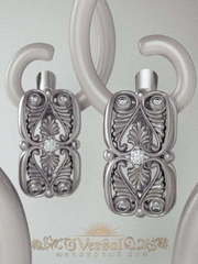 Серьги VGS0152 из Белое золото, Платина от Ювелирный Дом Версаль 1