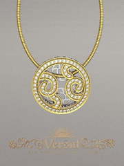 Подвеска VGPS0128 из Белое золото, Комбинированные, Желтое золото от Ювелирный Дом Версаль 1