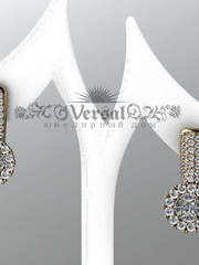 Серьги VGS0153 из Желтое золото от Ювелирный Дом Версаль 1