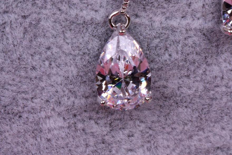 Серьги с цирконами Веточки из Посеребренная бижутерия от  5