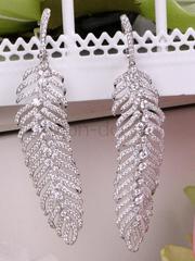 Серьги Luisa с цирконами из Посеребренная бижутерия от  1