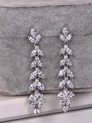 Серьги Martina с цирконами из Посеребренная бижутерия от  1