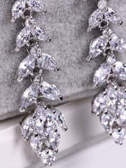 Серьги Martina с цирконами из Посеребренная бижутерия от  2