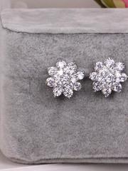 Серьги с цирконами Garcia из Посеребренная бижутерия от  1