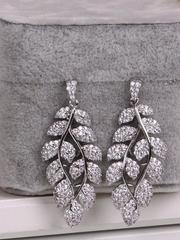 Серьги с цирконами Alba из Посеребренная бижутерия от  1