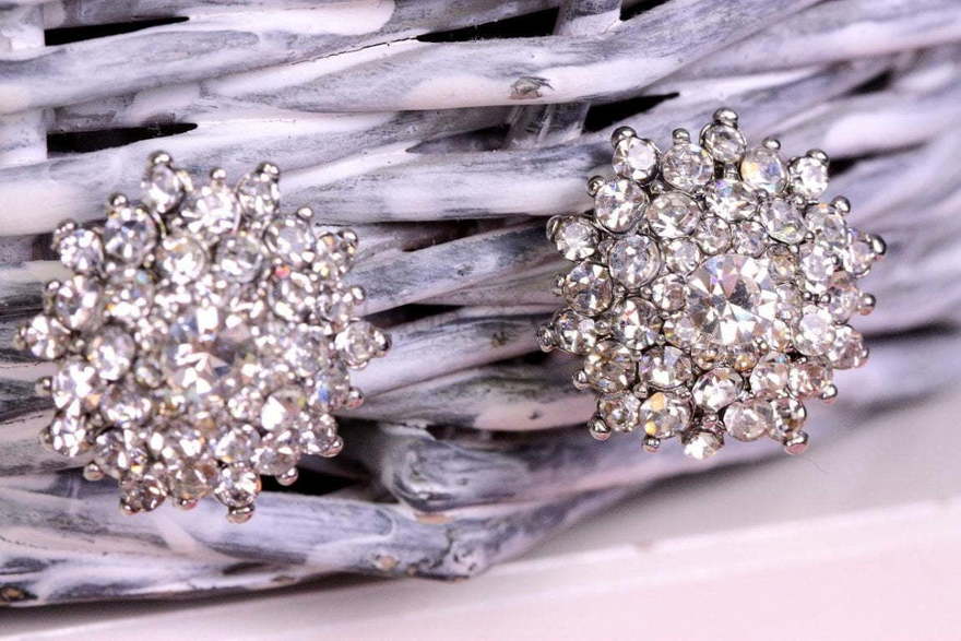 Серьги Звездочки серебристые из Посеребренная бижутерия от  2