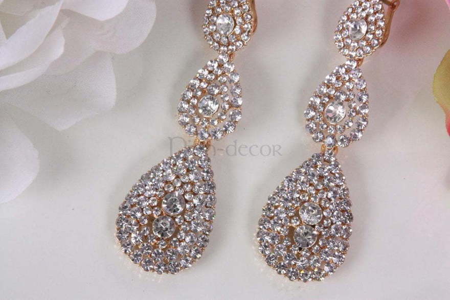 Серьги Splash золотистые из Позолоченная бижутерия от  2