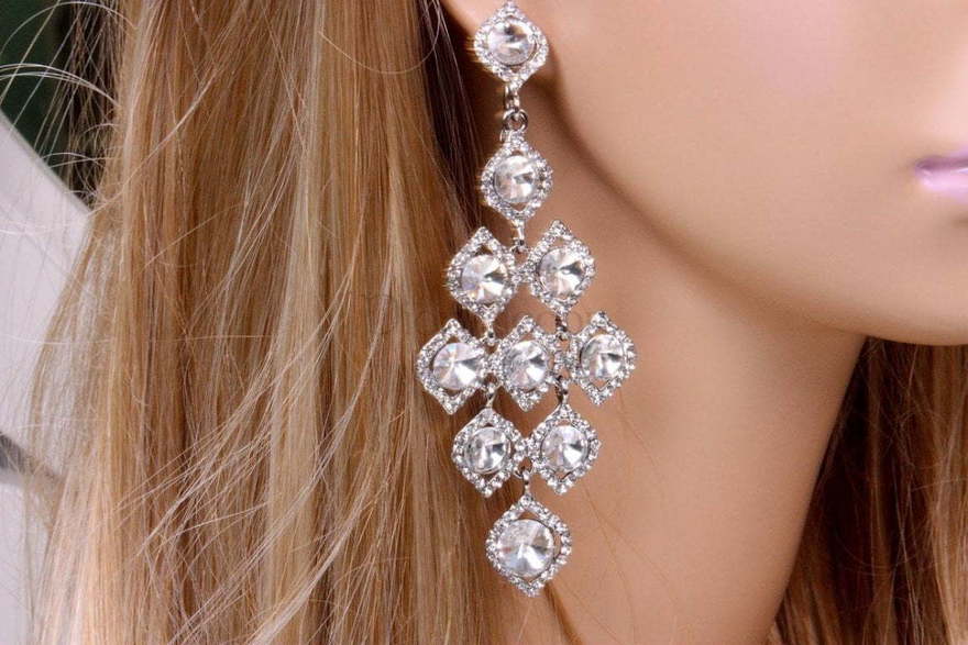 Серьги Bride silver из Посеребренная бижутерия от  2