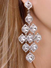 Серьги Bride silver из Посеребренная бижутерия от  2