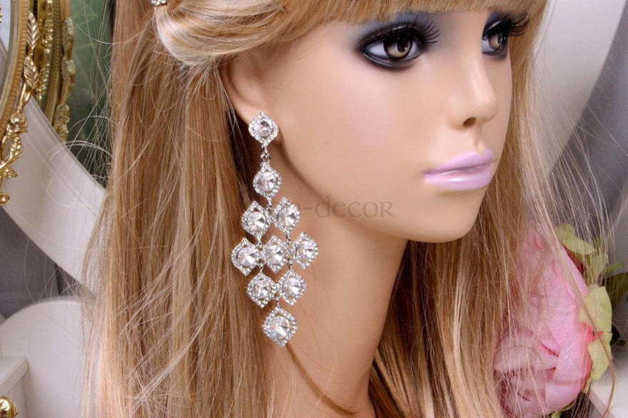 Серьги Bride silver из Посеребренная бижутерия от  3