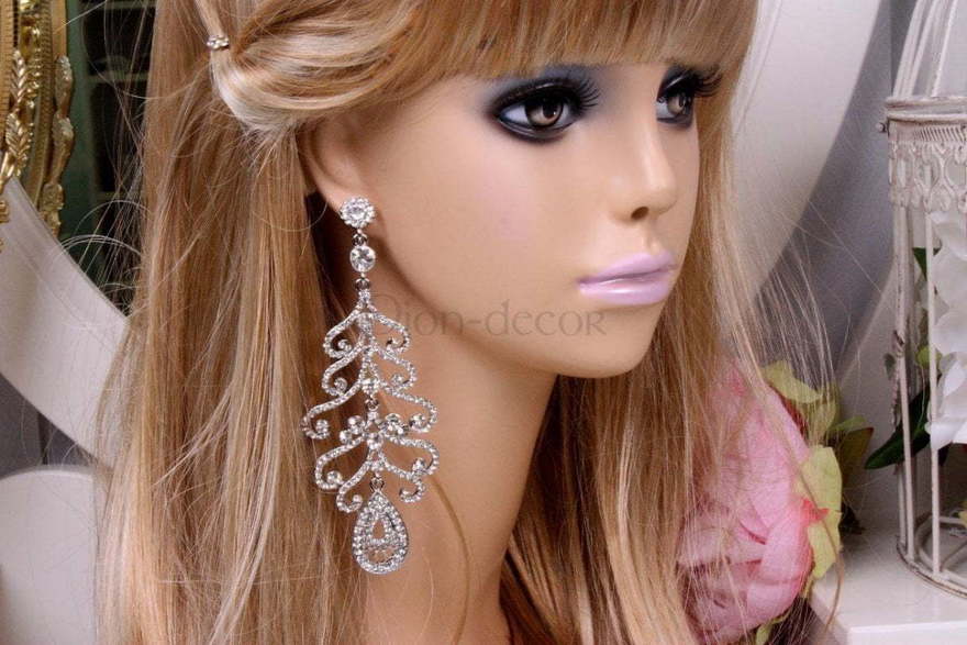 Серьги Шарм - silver из Посеребренная бижутерия от  2