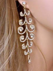 Серьги Восточный шик - gold из Позолоченная бижутерия от  1