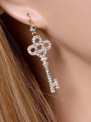 Серьги Ключик gold из Позолоченная бижутерия от  1