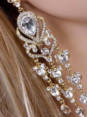 Серьги Люстра gold из Позолоченная бижутерия от  2