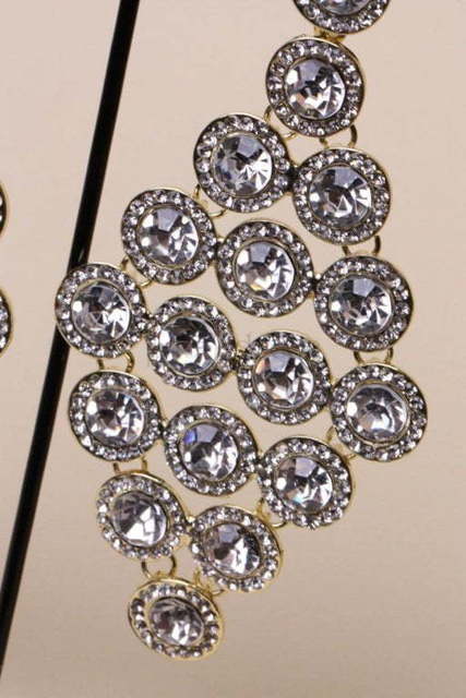 Серьги King золотистые из Позолоченная бижутерия от  3