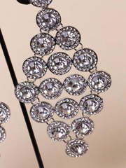 Серьги King серебристые из Посеребренная бижутерия от  2